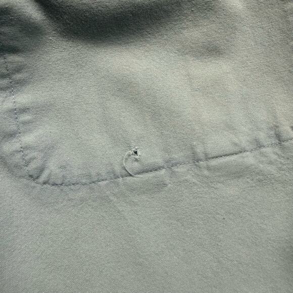 Banana Republic Button Up 100% Cotton Shirt Men's Size XL Light Chambray Blue - Picture 6 of 12